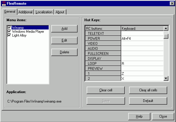FlexRemote Screenshot